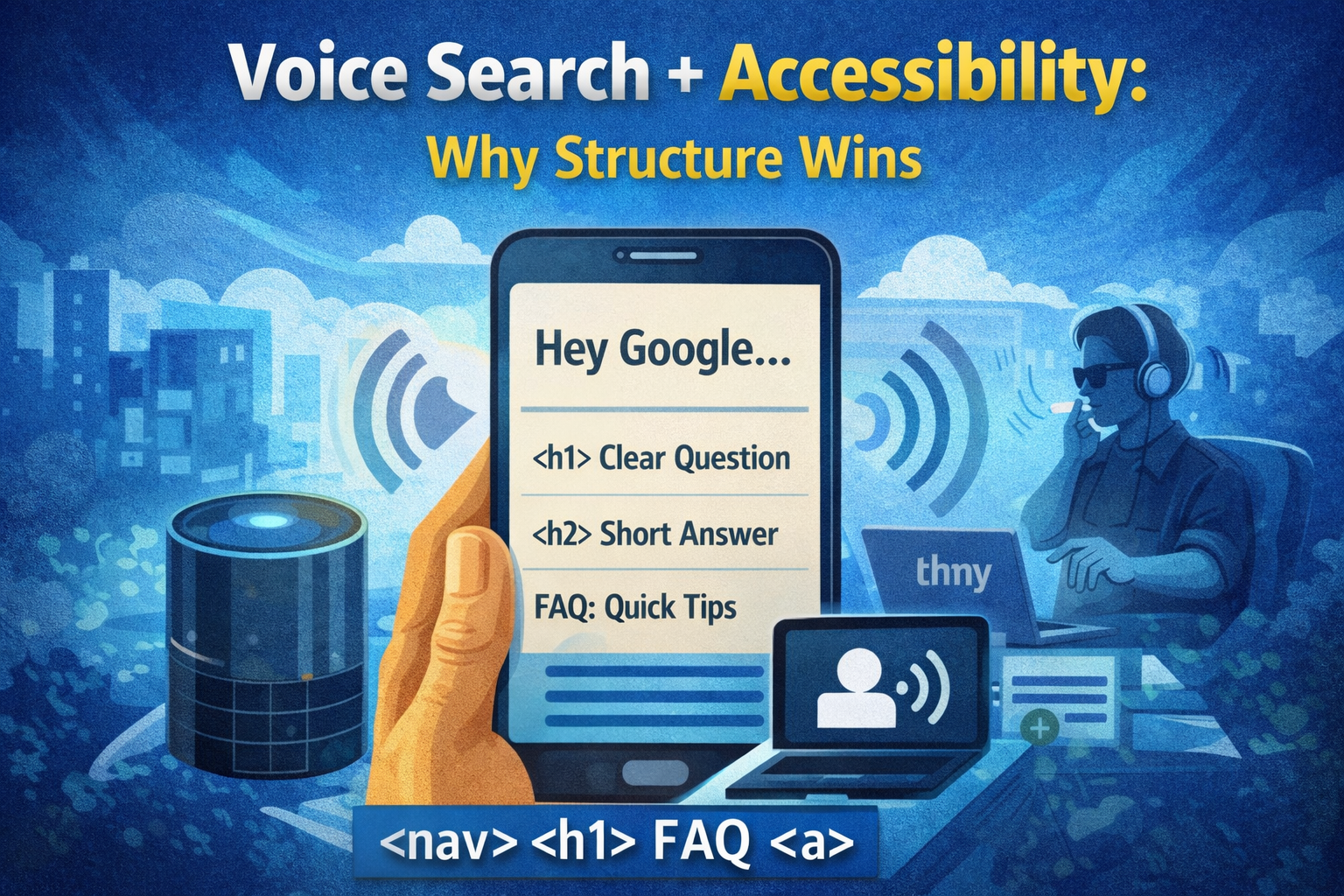 Voice Search and Accessible Website Structure